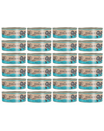 WIEJSKA ZAGRODA Adult Indyk z łososiem 24x85 g mokra karma dla kota