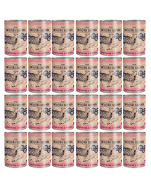 WIEJSKA ZAGRODA Jagnięcina z krylem 24x400g puszka dla kota