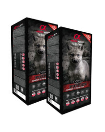 ALPHA SPIRIT Pełnoporcjowa karma sucha miękka dla szczeniąt 2 x 9kg
