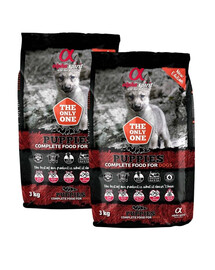 ALPHA SPIRIT Pełnoporcjowa karma sucha miękka dla szczeniąt 2 x 3kg