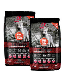 ALPHA SPIRIT Pełnoporcjowa sucha karma dla szczeniąt 2 x 3kg