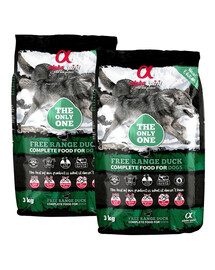 ALPHA SPIRIT Pełnoporcjowa sucha karma dla psów Free range duck kaczka 2 x 3kg