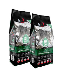 ALPHA SPIRIT Pełnoporcjowa sucha karma dla psów Free range duck kaczka 2x12 kg