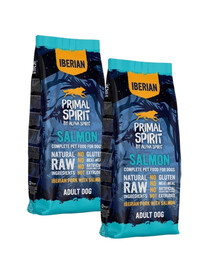 PRIMAL SPIRIT Iberian Adult Salmon 2x12kg z łososiem dla dorosłych psów