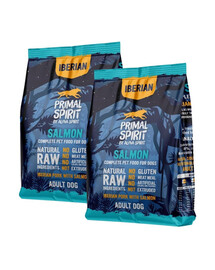 PRIMAL SPIRIT Iberian Adult Salmon 2x1kg z łososiem dla dorosłych psów