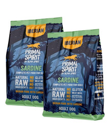 PRIMAL SPIRIT Iberian Adult Sardine 2x1kg z sardynką dla dorosłych psów