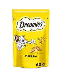 DREAMIES Chrupiące przysmaki dla kota o smaku sera 60 g