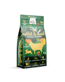 Chef Królik i jagnięcina, dynia i ananas 9 kg sucha karma dla psa