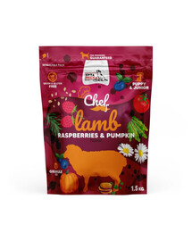 Chef Junior Jagnięcina, malina i dynia 1,5 kg sucha karma dla szczeniąt