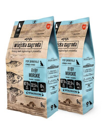 WIEJSKA ZAGRODA Ryby Morskie chrupki M 2x9 kg