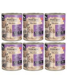 WIEJSKA ZAGRODA Leśne smaki Sarna z przepiórką mokra karma dla psów 6x800 g