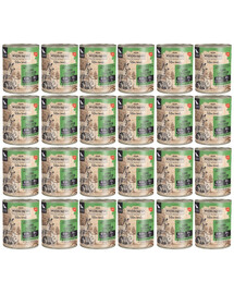 WIEJSKA ZAGRODA Leśne smaki Sarna z królikiem mokra karma dla psów 24x800 g