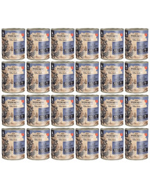 WIEJSKA ZAGRODA Leśne smaki Jeleń z przepiórką mokra karma dla szczeniąt 24x800 g