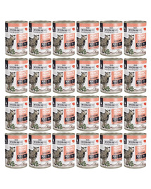 WIEJSKA ZAGRODA Jagnięcina Monobiałkowa mokra karma dla szczeniąt 24x400 g