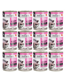 WIEJSKA ZAGRODA Monobiałkowa Wieprzowina mokra karma dla psów 12x800 g