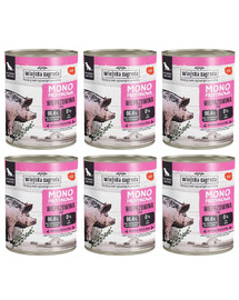 WIEJSKA ZAGRODA Monobiałkowa Wieprzowina mokra karma dla psów 6x800 g