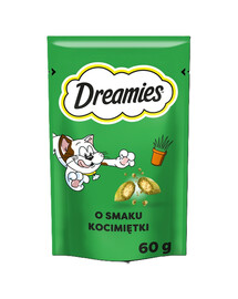 DREAMIES Chrupiące przysmaki dla kota o smaku kocimiętki 60 g