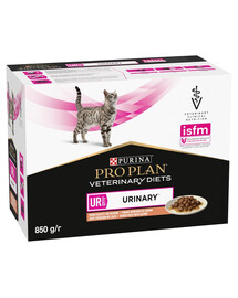 PRO PLAN Veterinary Diets Feline UR St/Ox Urinary Salmon 10x85 g