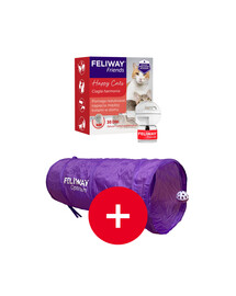 FELIWAY Friends Dyfuzor + Wkład feromony na konflikty między kotami + tunel dla kota GRATIS