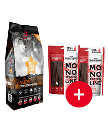 ALPHA SPIRIT Pełnoporcjowa sucha karma dla psów Multiprotein 12 kg + 2 przysmaki GRATIS
