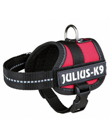 Szelki Julius-K9 powerharness baby XS 30–40 cm czerwony