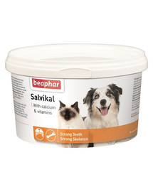 Salvikal Preparat Mineralno-Witaminowy Z Dodatkiem Drożdży Dla Psów i Kotów 250 g