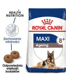 Maxi Ageing 8+ 15 kg karma sucha dla psów dojrzałych, po 8 roku życia, ras dużych