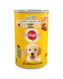 PEDIGREE Junior 400g mokra pełnoporcjowa karma dla dorastających psów z kurczakiem w galaretce