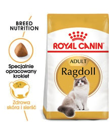 Ragdoll adult 2 kg karma sucha dla kotów dorosłych rasy ragdoll