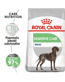 Maxi Digestive Care karma sucha dla psów dorosłych, ras dużych o wrażliwym przewodzie pokarmowym 3 kg