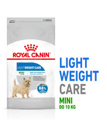 Mini Light Weight Care karma sucha dla psów dorosłych, ras małych z tendencją do nadwagi 3 kg
