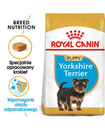 Yorkshire Terrier Junior karma sucha dla szczeniąt do 10 miesiąca, rasy yorkshire terrier 7.5 kg