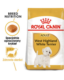 West Highland White Terrier Adult karma sucha dla psów dorosłych rasy west highland white terrier  3 kg