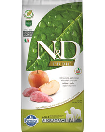 N&D Prime Dog Adult medium & maxi Wild boar & apple 12 kg