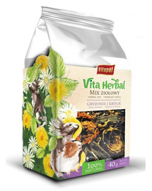 Vitaherbal mix ziołowy gryzonie i królik 40 g