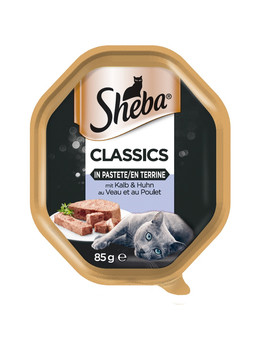 Classics 85g*22 z Cielęciną i Kurczakiem - mokra karma dla kotów w pasztecie