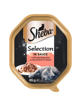 Selection 85gx22 z Wołowiną - mokra karma dla kotów w sosie