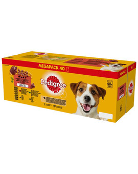 Adult saszetka 40x100g Mix Smaków - mokra karma dla psów w galaretce (z wołowiną, z kurczakiem, z jagnięciną, z drobiem)