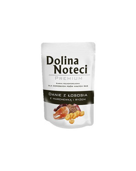 Danie z łososiem, marchwią i ryżem 100 g dla dorosłych psów wszystkich ras