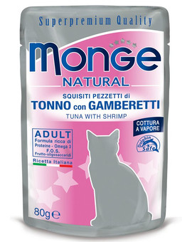 Buste Cat Tuńczyk z krewetkami w galarecie 80 g