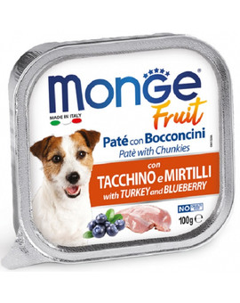 Fruit Dog Pasztet z indykiem i borówką 100g
