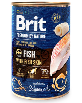 Premium by Nature 400 g ryba i rybia skóra mokra karma dla psa