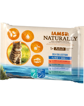 Naturally Cat Adult Sea collection 4 x 85 g