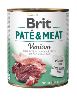 Pate & meat venison 400 g mokra karma z dziczyzną dla psa