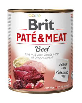 Pate & Meat beef 400 g mokra karma z czystą wołowiną dla psa