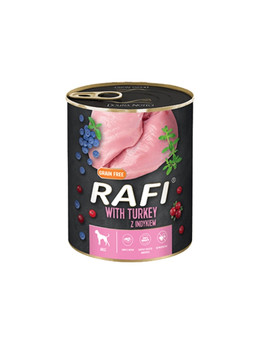 RAFI Turkey z indykiem 800 g mokra karma dla psa