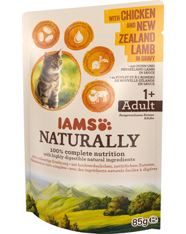 Naturally z kurczakiem i jagnięciną nowozelandzką w sosie 85 g