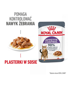Appetite Control Gravy 12x85 g mokra karma dla dorosłych kotów z nadmiernym apetytem