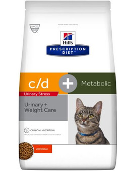 Prescription Diet c/d Feline Urinary Stress + Metabolic 4 kg