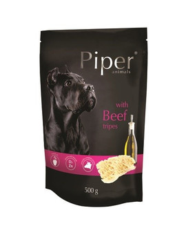 PIPER Animals z żołądkami wołowymi 500g mokra karma dla psa